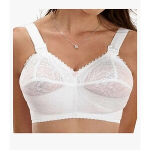 Ardyss ANGEL BRA SHAPERS SUPPORTS-FIRMS LIFTS THE BREAST lacey White lace